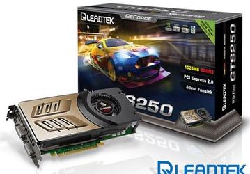 Leadtek WinFast GTS 250 — референс по частотам, но с иной системой охлаждения
