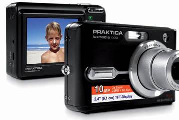 Praktica: 10-мегапиксельник и еще два компакта