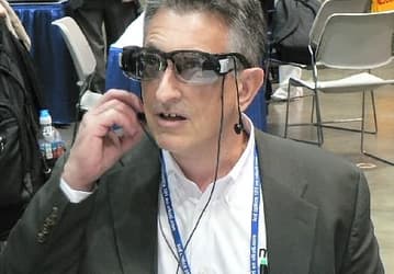Sony показала очки-дисплей Eyeglass Display для полноцветного видео на полупрозрачной основе 