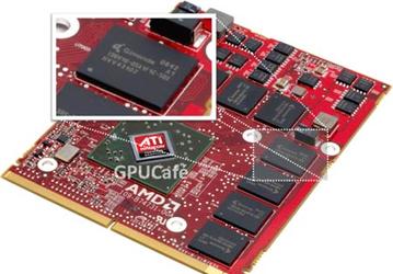 Мобильный GPU ATI M97 использует память GDDR5 с рекордной пропускной способностью