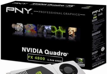 PNY выпускает профессиональные 3D-ускорители Quadro FX 4800 и Quadro FX 5800