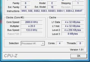 Результаты тестирования Core i5