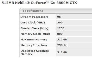 Сайт Alienware раскрывает данные по ноутбукам M15x / M17x и картам GeForce Go 8800M GTX, которые в них будут устанавливаться