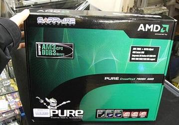 Системная плата Sapphire Pure CrossFireX 790GX с поддержкой DDR3 и AM3 замечена в продаже