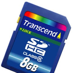 Transcend представляет быстрые карточки памяти SDHC объемом 8 и 4 Гб