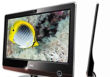Толщина дисплея AOC V17 — всего 12 мм  
