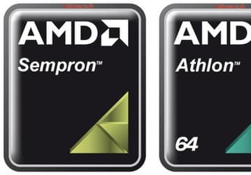 Фото дня: логотипы процессоров AMD Athlon и Sempron