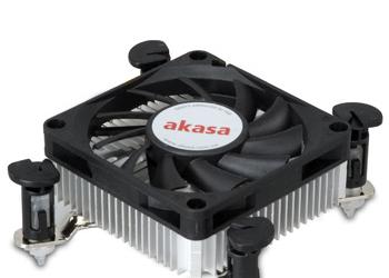 Низкопрофильные процессорные кулеры Akasa AK-CC044 и AK-CC032 подойдут для HTPC
