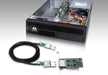 Как подключить к ноутбуку четыре платы с интерфейсом PCI Express и четыре HDD?