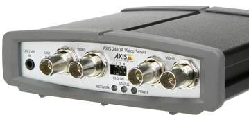 Сетевой видеосервер реального времени AXIS 241QA с аудиоканалом 