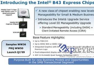 B дополнит Q в линейке бизнес-чипсетов Intel с выпуском B43