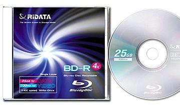 RIDATA выпускает диски Blu-ray со скоростью записи 6х
