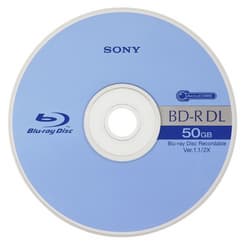 Sony Ships 50GB Dual-Layer Blu-Ray Media