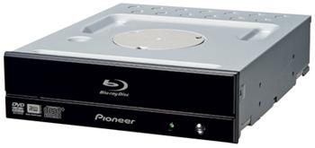 Привод Pioneer, записывающий диски BD-R со скоростью 8x, не боится пыли
