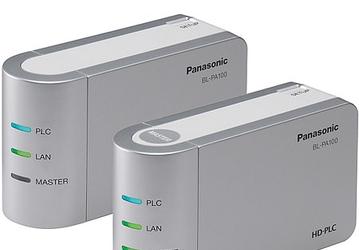Panasonic HD-PLC Ethernet-адаптер, достигающий 190 Мбит/с по электросети