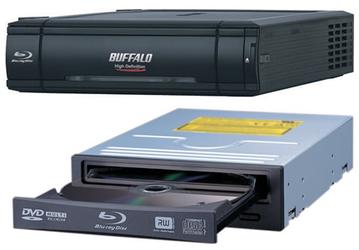 Buffalo MediaStation — внешний и внутренний приводы для работы с Blu-ray на восьмой скорости