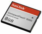 SanDisk CompactFlash 5000 – быстрая и выносливая карта памяти для встраиваемых систем