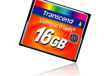 Transcend Releases 16GB 133X CompactFlash Card