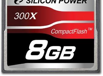 Карточки Silicon Power Compact Flash для фотографов: скорость - 300X, объем - до 8 Гб