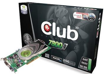 Видеоадаптер Club 3D 7800GS 256 Мб AGP уже доступен!