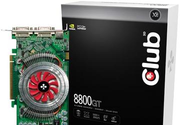 Club 3D GeForce 8800 GT 512MB с интересной системой охлаждения — скоро будет