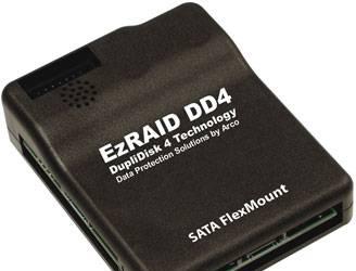 Контроллер EzRAID DD4 FlexMount SATA RAID 1 рассчитан на установку в любом свободном месте корпуса