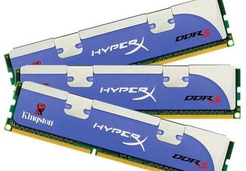 Kingston предлагает дорогой оверклокерский 12-ГБ набор модулей памяти DDR3 HyperX