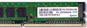 Apacer представила модули памяти DDR3 