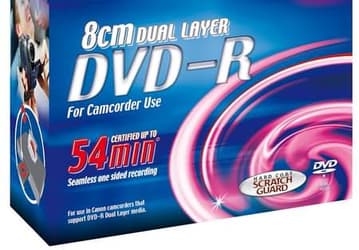 Verbatim анонсирует 8-см диски Mini DVD-R Double-Layer