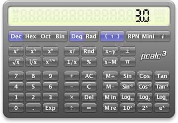 PCalc 3.2 — новая версия научного калькулятора