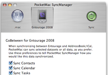 GoBetween поможет синхронизировать данные между iPhone и Entorage 2008