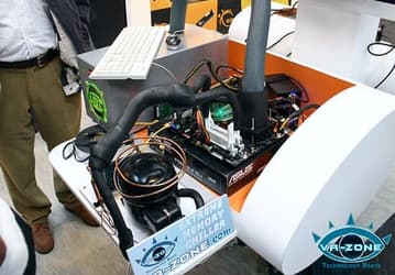 Фото дня: экстремальный кулер для памяти от VR-Zone на выставке CeBIT   