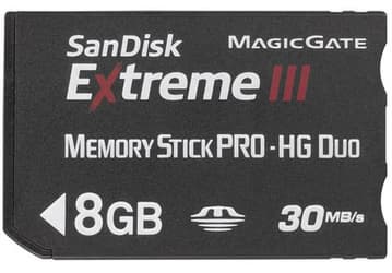 Быстрая карта памяти SanDisk Extreme III Memory Stick PRO-HG Duo — 8-ГБ мечта фотолюбителя и профессионала