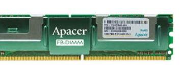 Новый продукт Apacer: модули DDR2 800 FB-DIMM для высокоскоростных серверов   