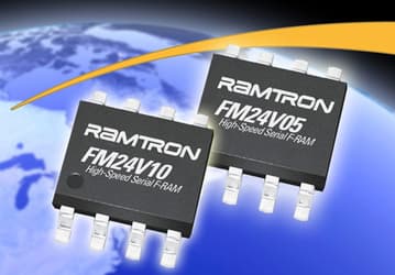 Ramtron повышает скорость и снижает энергопотребление памяти типа F-RAM