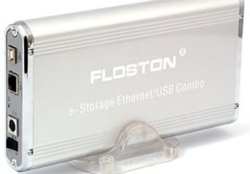 Floston: внешний контейнер для HDD с поддержкой локальной сети и USB