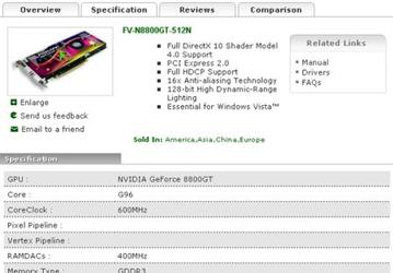Foxconn торопится, анонсируя свою GeForce 8800 GT первой, раньше срока
