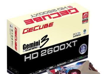 GeCube Gemini 3 Dual GPU Radeon HD 2600XT: первая DX-10 совместимая видеокарта с двумя GPU