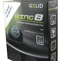 Корпусные вентиляторы GELID Solutions WING UV Blue светятся синим в УФ-лучах