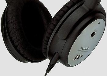 Maxell: новые наушники с уровнем шумоподавления 90%
