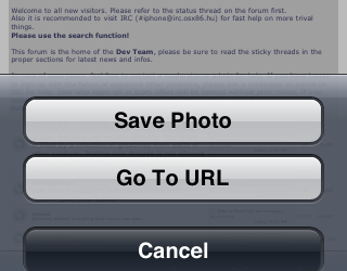 В iPhone Software 2.0 можно сохранять изображения из Safari