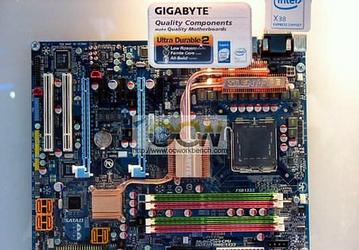 Первые фото и данные о плате GIGABYTE GA-X38T-DQ6 на чипсете Intel X38 Express