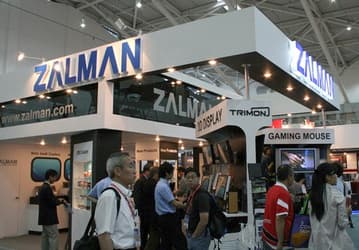 Computex 2008: фоторепортаж со стенда Zalman. Кулеры, БП и даже наушники
