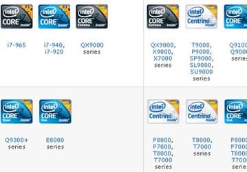 Intel вводит новые логотипы и звездные рейтинги для процессоров