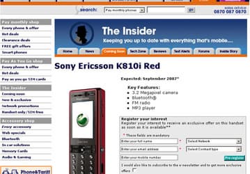 Sony Ericsson K810i Red будет доступен уже осенью?