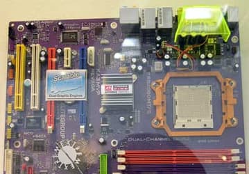 CeBIT: стенд ECS, системные платы для процессоров AMD