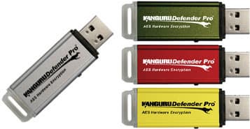 USB-накопитель KanguruDefender Pro защищает данные, как может