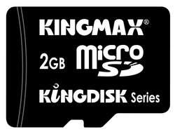 KINGMAX: серия KiNGDISK флэш-карт microSD достигла 2 Гб 