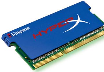 Kingston выпустила набор быстрой памяти DDR3-1066 объемом 4 ГБ для ноутбуков