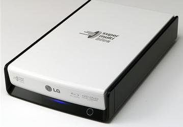 CeBIT 08: LG показала внешний гибридный привод Blu-ray — BE06LU 